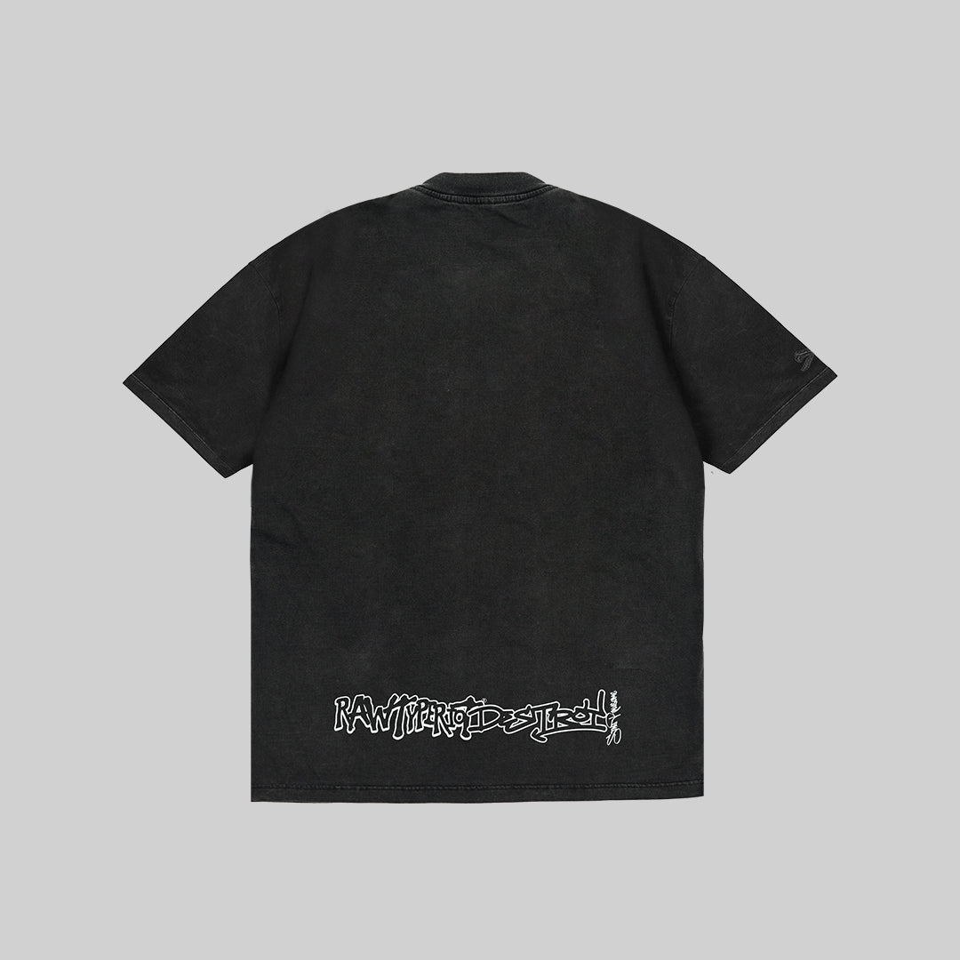 TOMZ HEAD TEE - BLACK