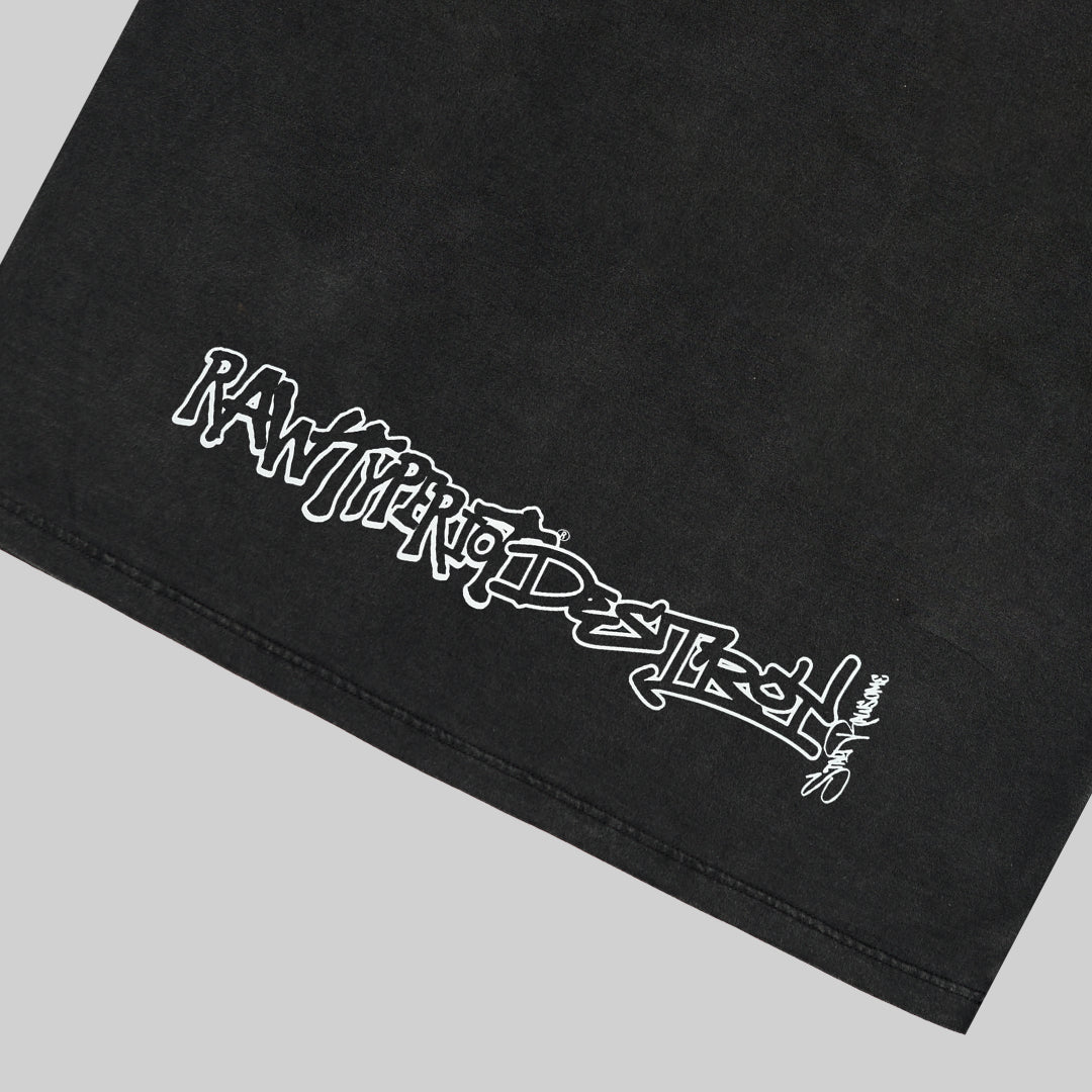 TOMZ HEAD TEE - BLACK