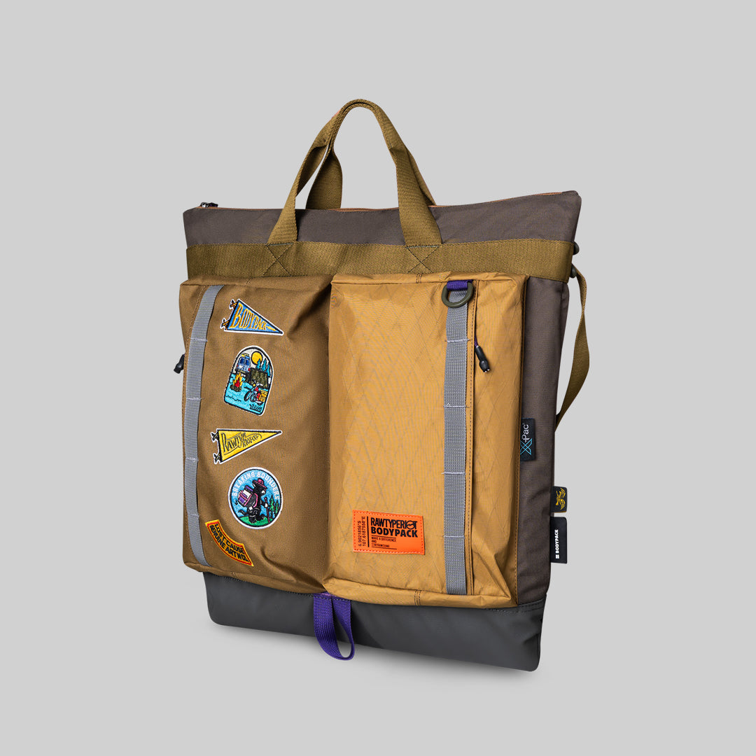 Totebag Rawtype Riot X Bodypack - Brown