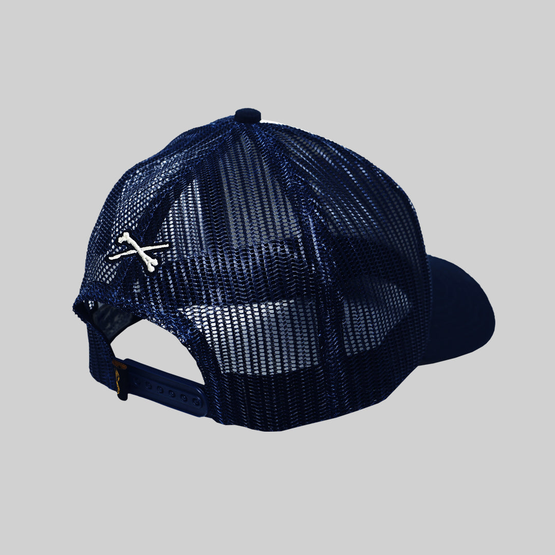 FLAG TRUCKER HAT - NAVY