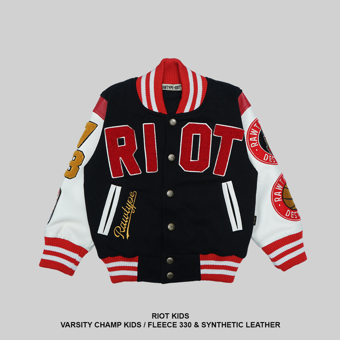 VARSITY CHAMP KIDS - BLACK