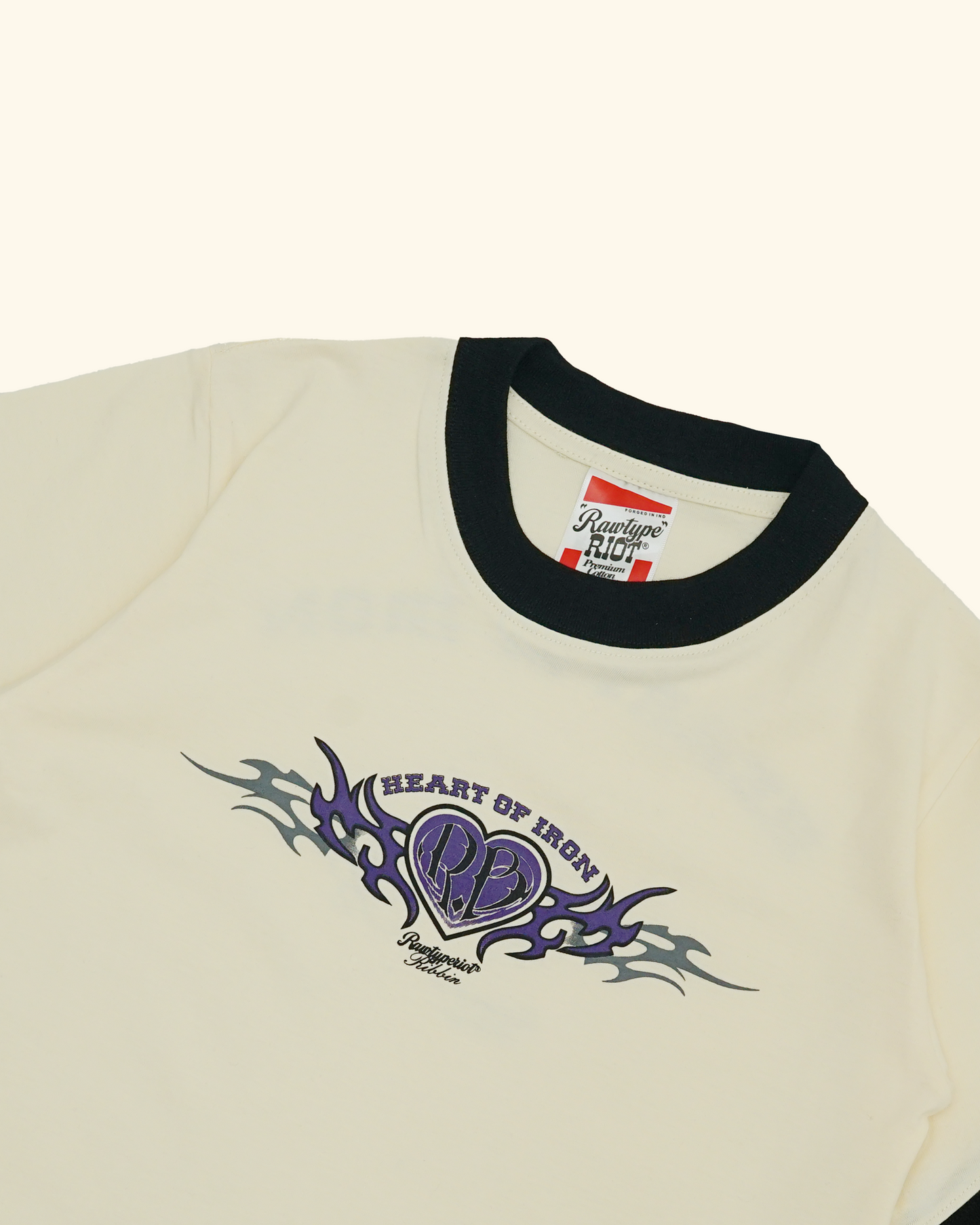 RAWTYPE RIOT Ribbin X RTR Tees - Cream
