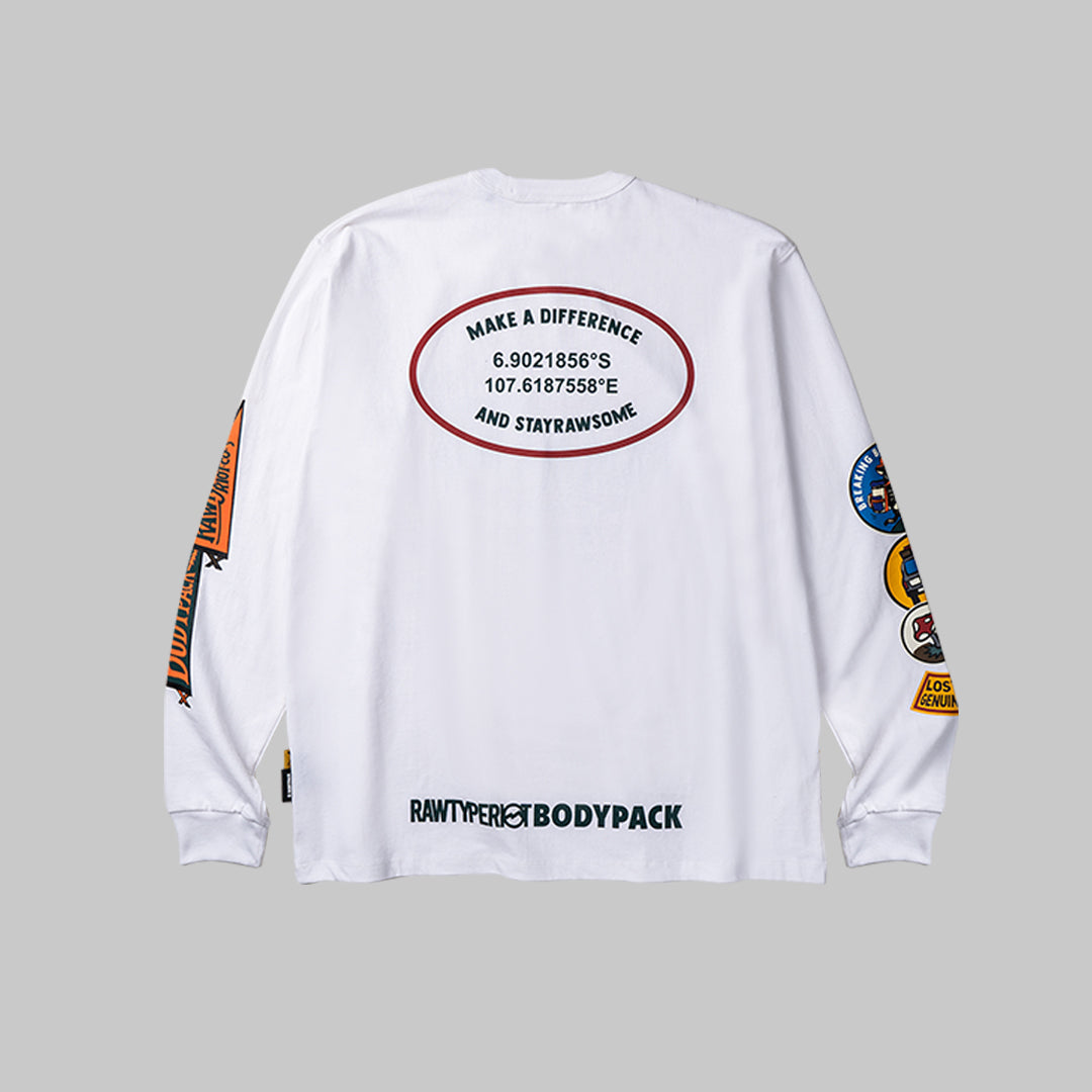 Rawtype Riot X Bodypack Longsleeve - White