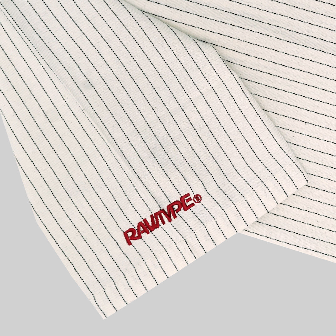 RAWTYPE RIOT Old Champ Jersey Strip - Bwhite