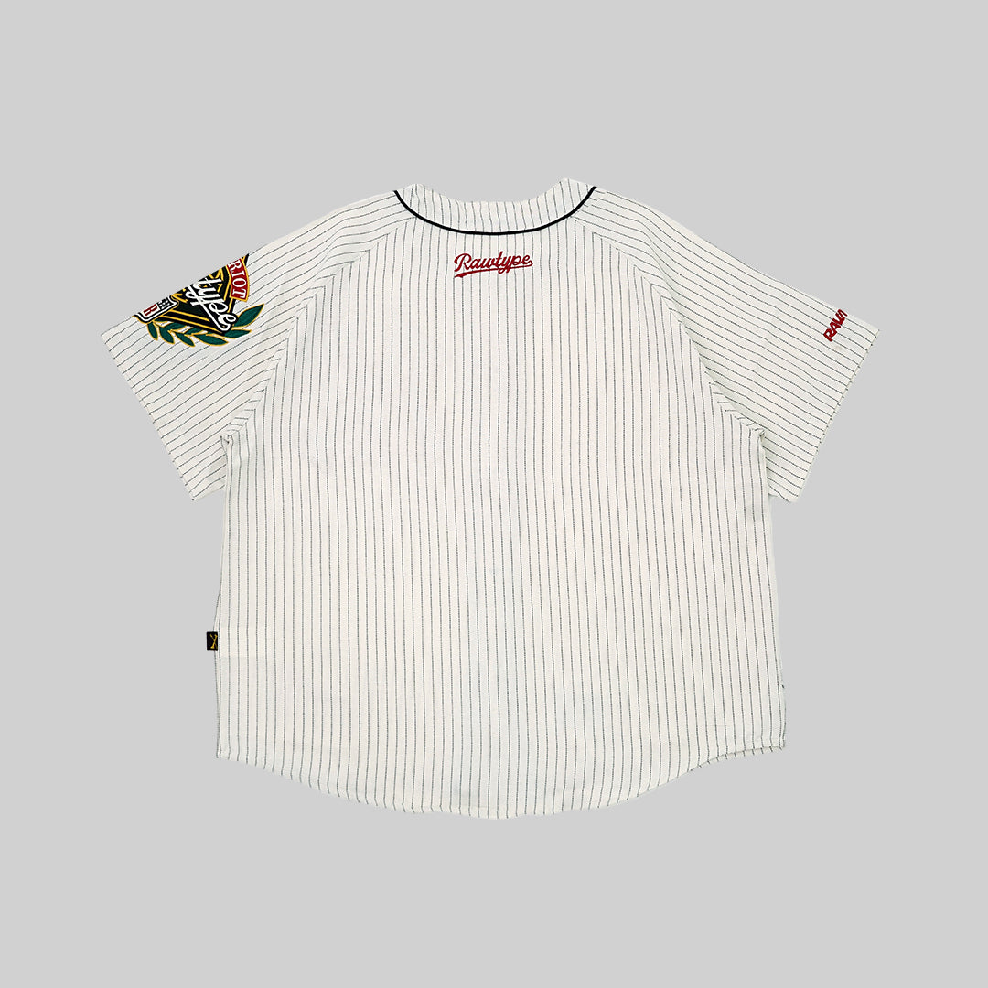 RAWTYPE RIOT Old Champ Jersey Strip - Bwhite