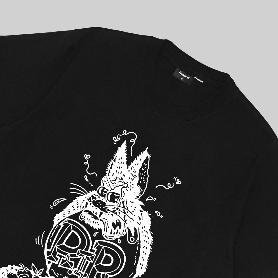 RAWTYPE RIOT Cat Fink Basic Tees - Black