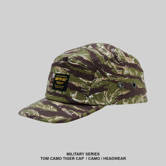 RAWTYPE RIOT Tom Camo Tiger Cap - Olive