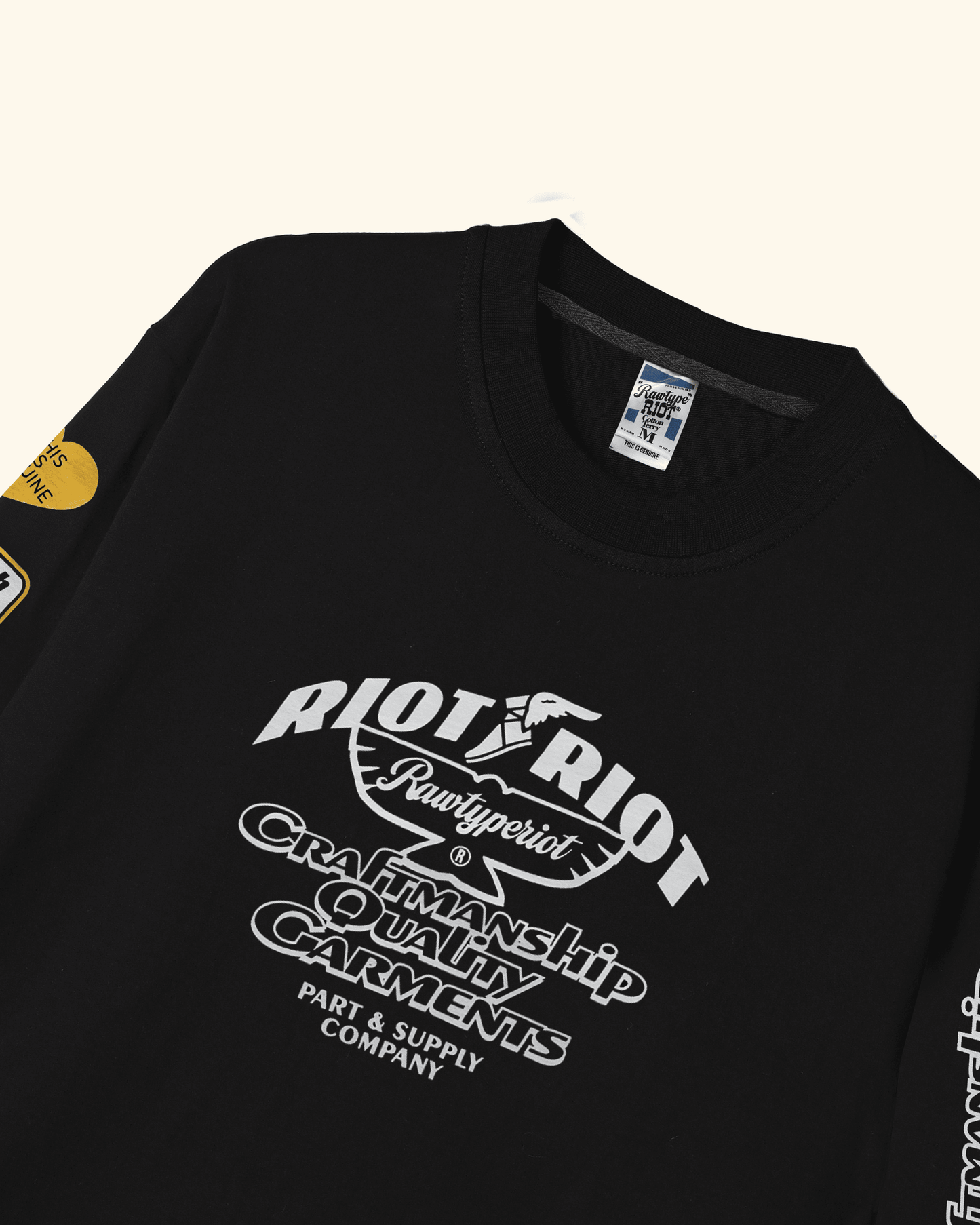 RAWTYPE RIOT Riot Riot Long Sleeve - Black