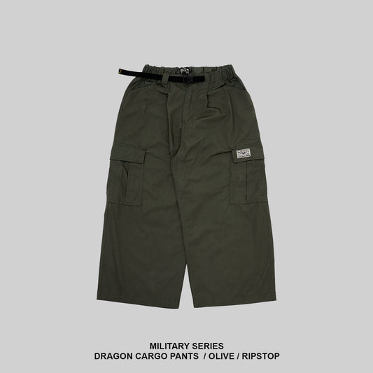 RAWTYPE RIOT Dragon Cargo Pants - Olive