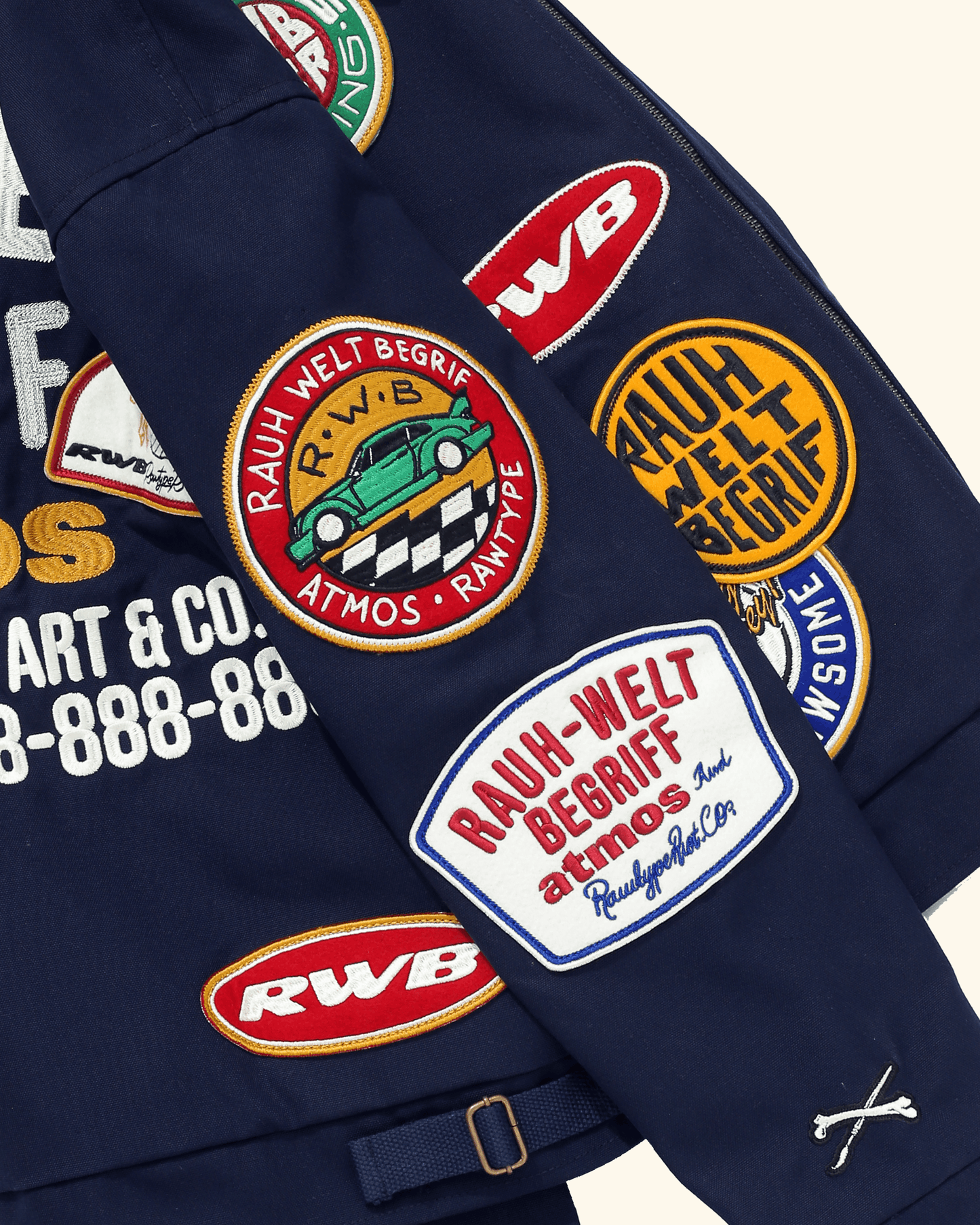 RAWTYPE RIOT Work Jacket  RWB X ATMOS X RTR - Navy