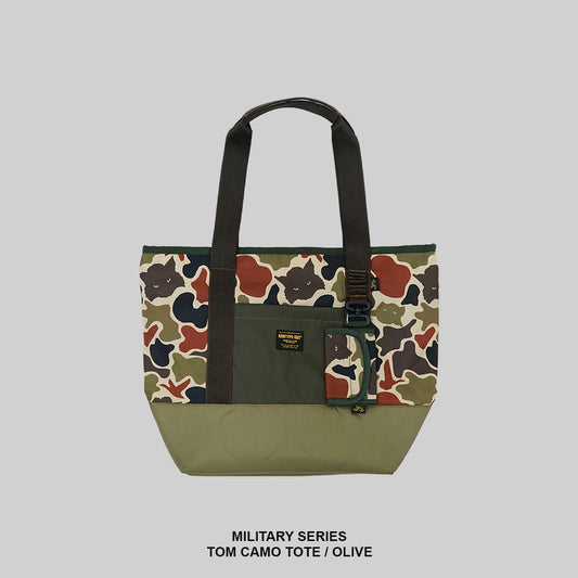 RAWTYPE RIOT Tom Camo Totebag - Olive