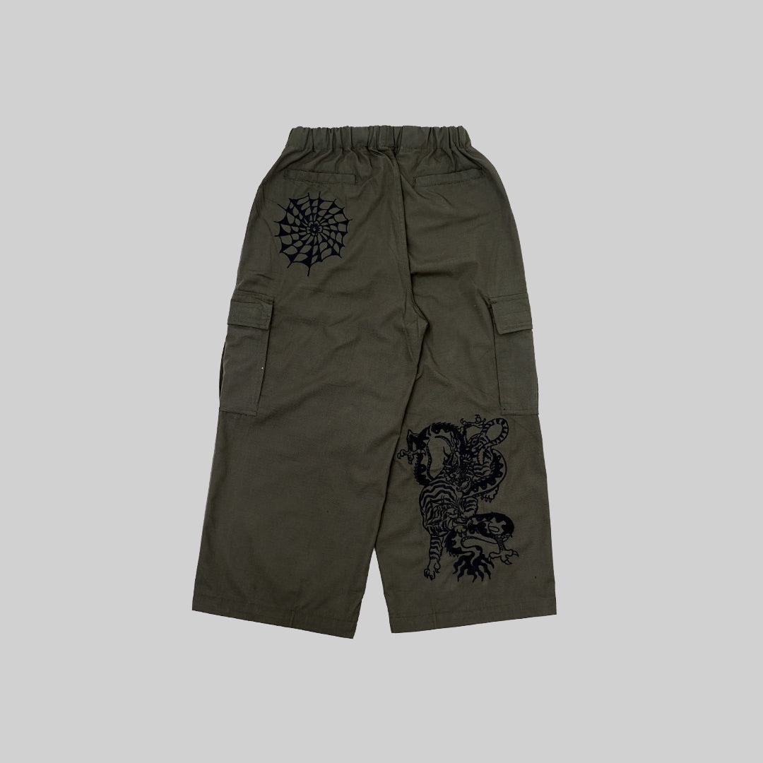 RAWTYPE RIOT Dragon Cargo Pants - Olive