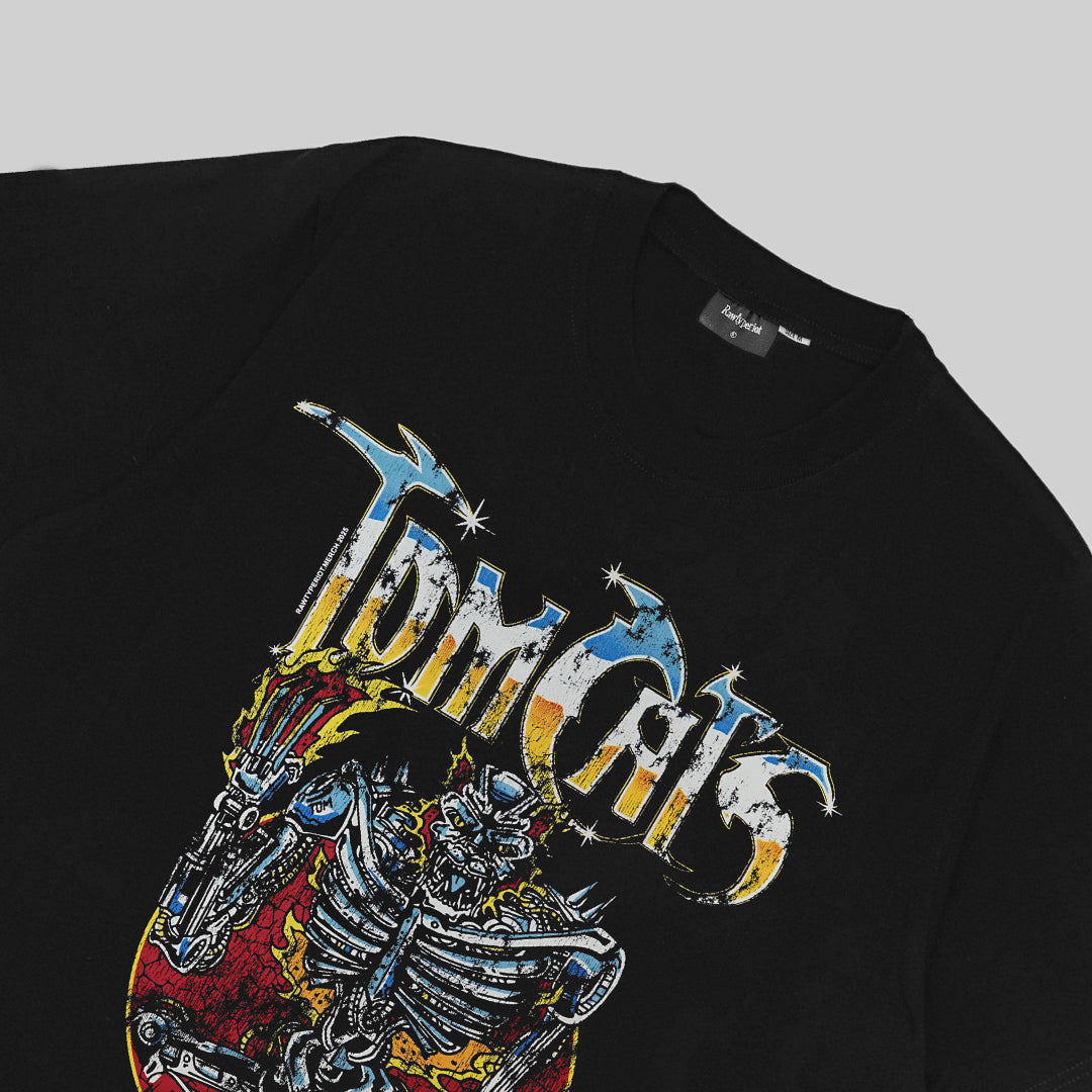 RAWTYPE RIOT Tc Fire Skeleton - Black