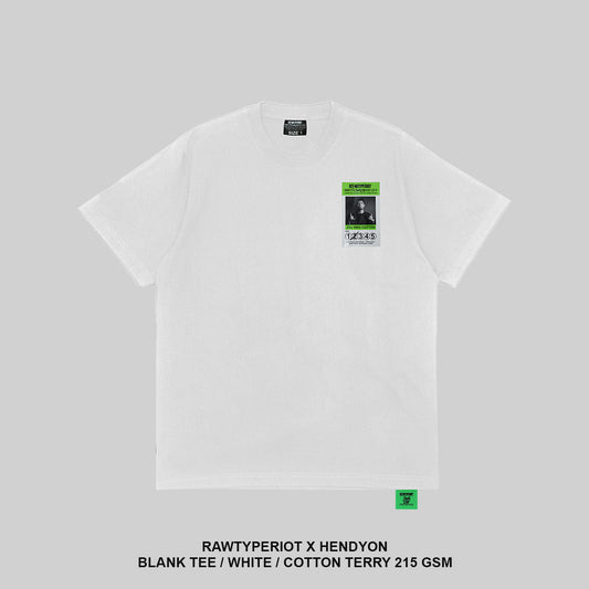 RAWTYPE RIOT WHITE TEE HENDYON X RTR