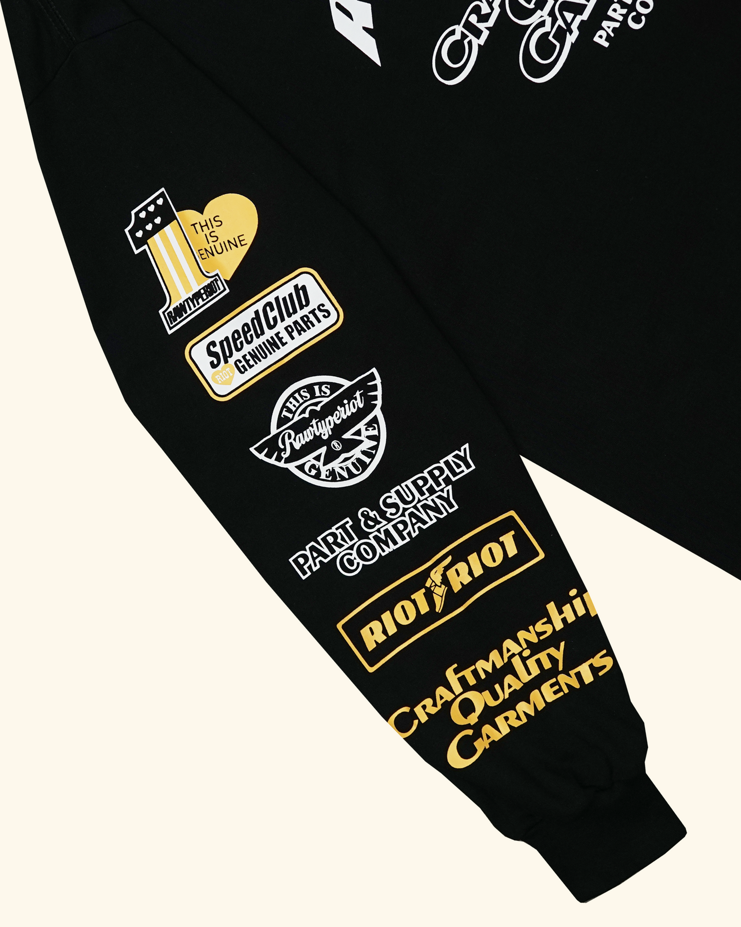 RAWTYPE RIOT Riot Riot Long Sleeve - Black