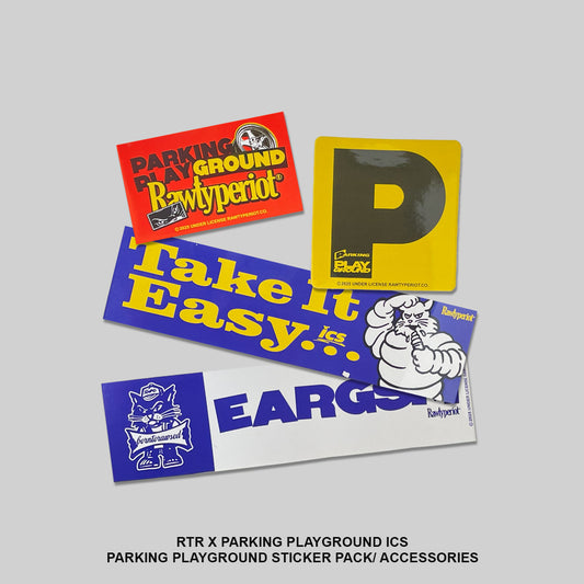 RAWTYPE RIOT Parking Playground Sticker Pack
