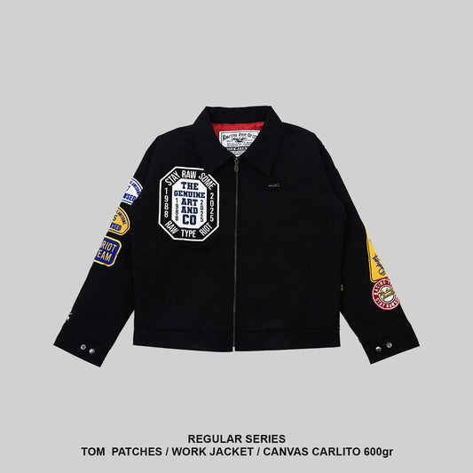 RAWTYPE RIOT Tom Patches Work Jacket - Black