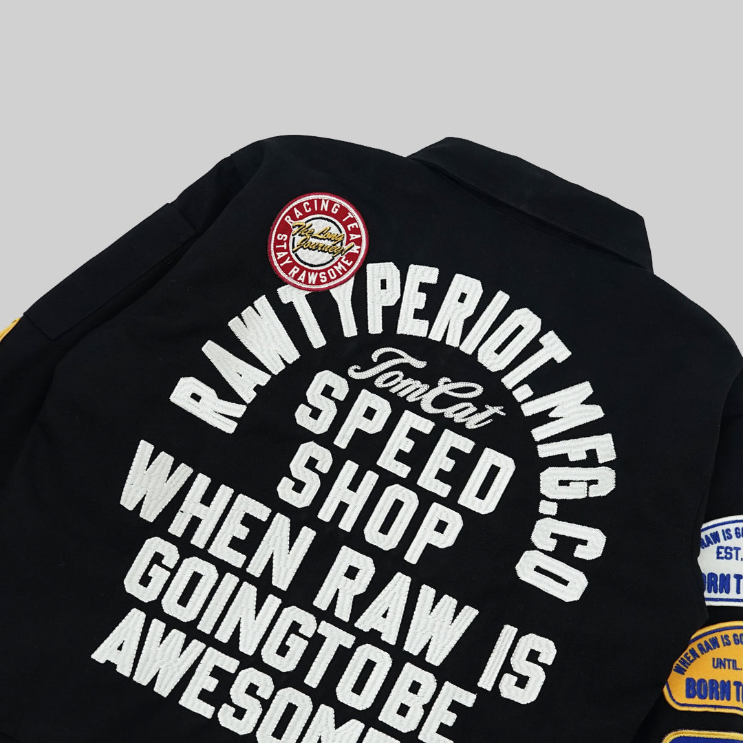 RAWTYPE RIOT Tom Patches Work Jacket - Black