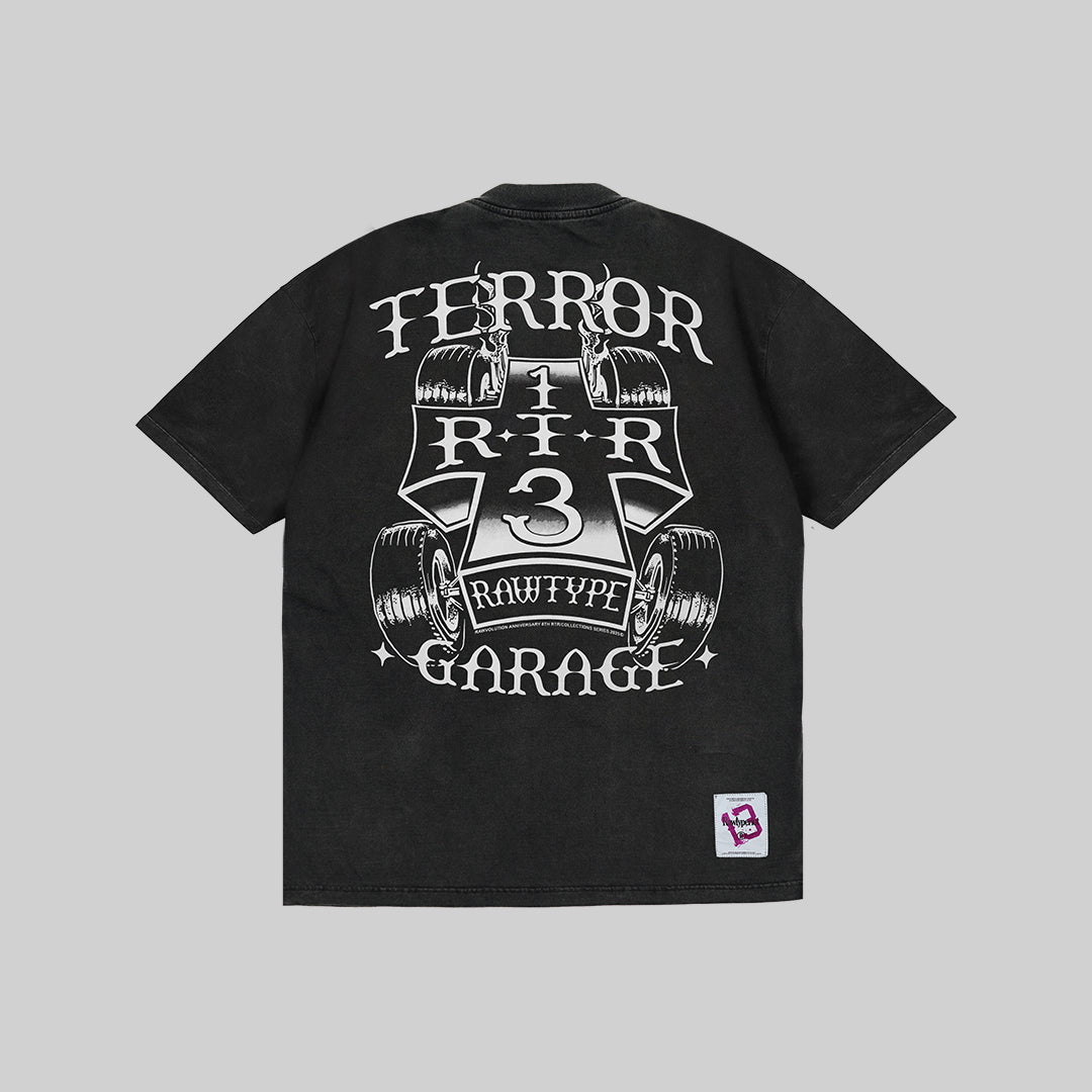 RAWTYPE RIOT   Terror X RTR 2 Tees - BLACK