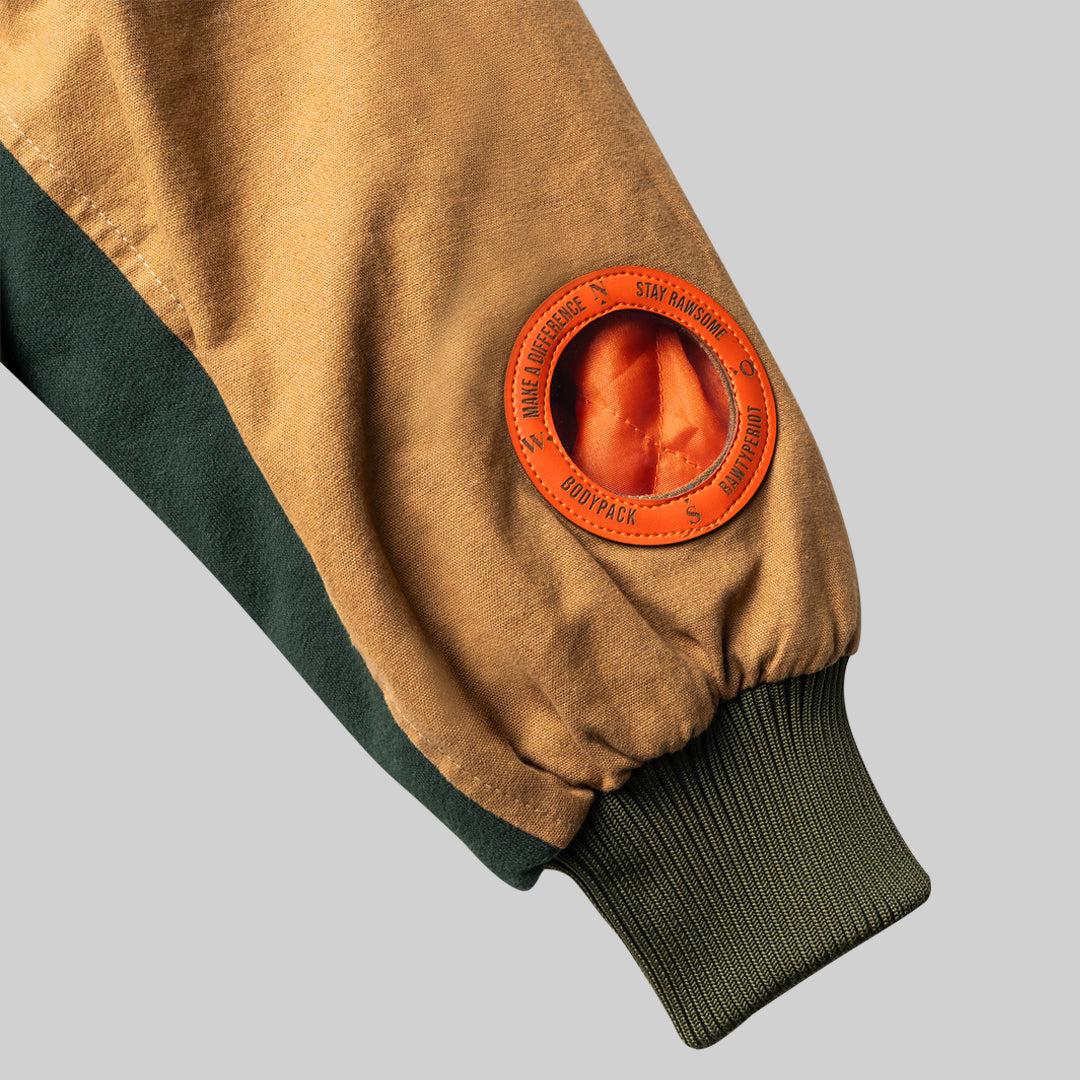 Varsity Jacket Rawtype Riot X Bodypack  - Olive