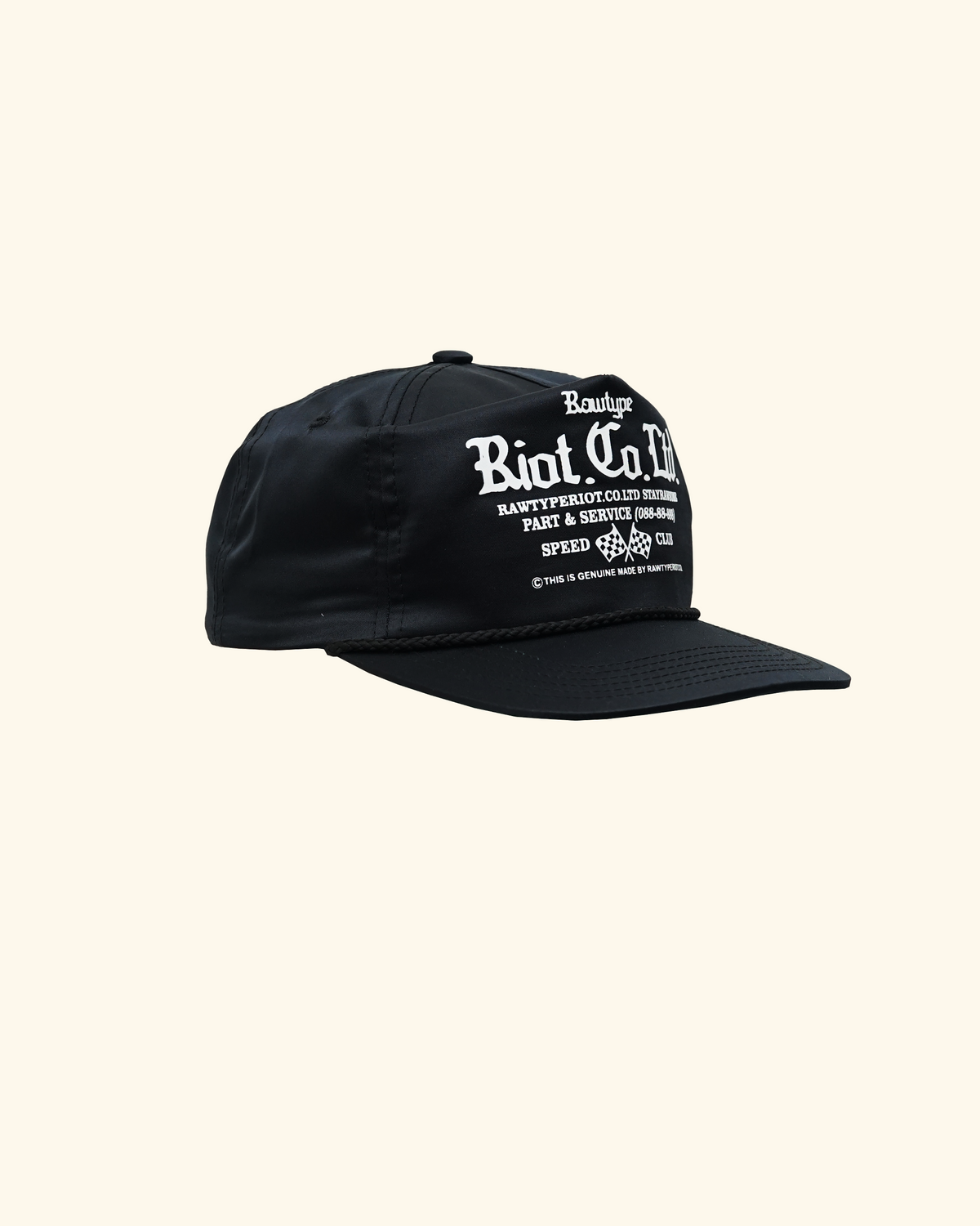 RAWTYPE RIOT Riot Speed Hat - Black