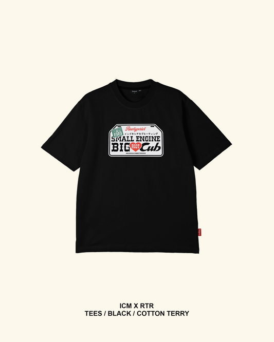 RAWTYPE RIOT Icm x Rtr Tees - Black