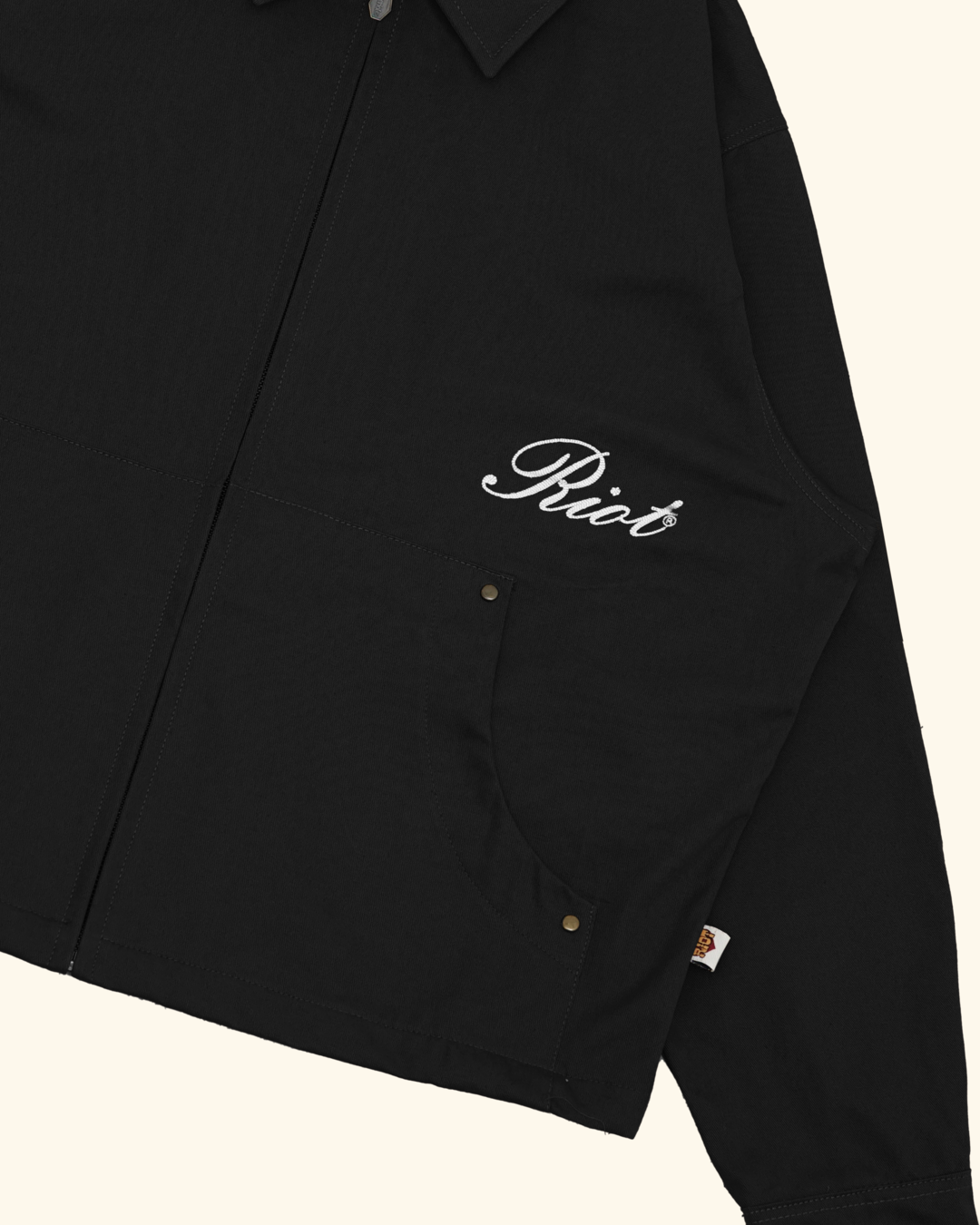RAWTYPE RIOT Basic Chainstitch wj - Black