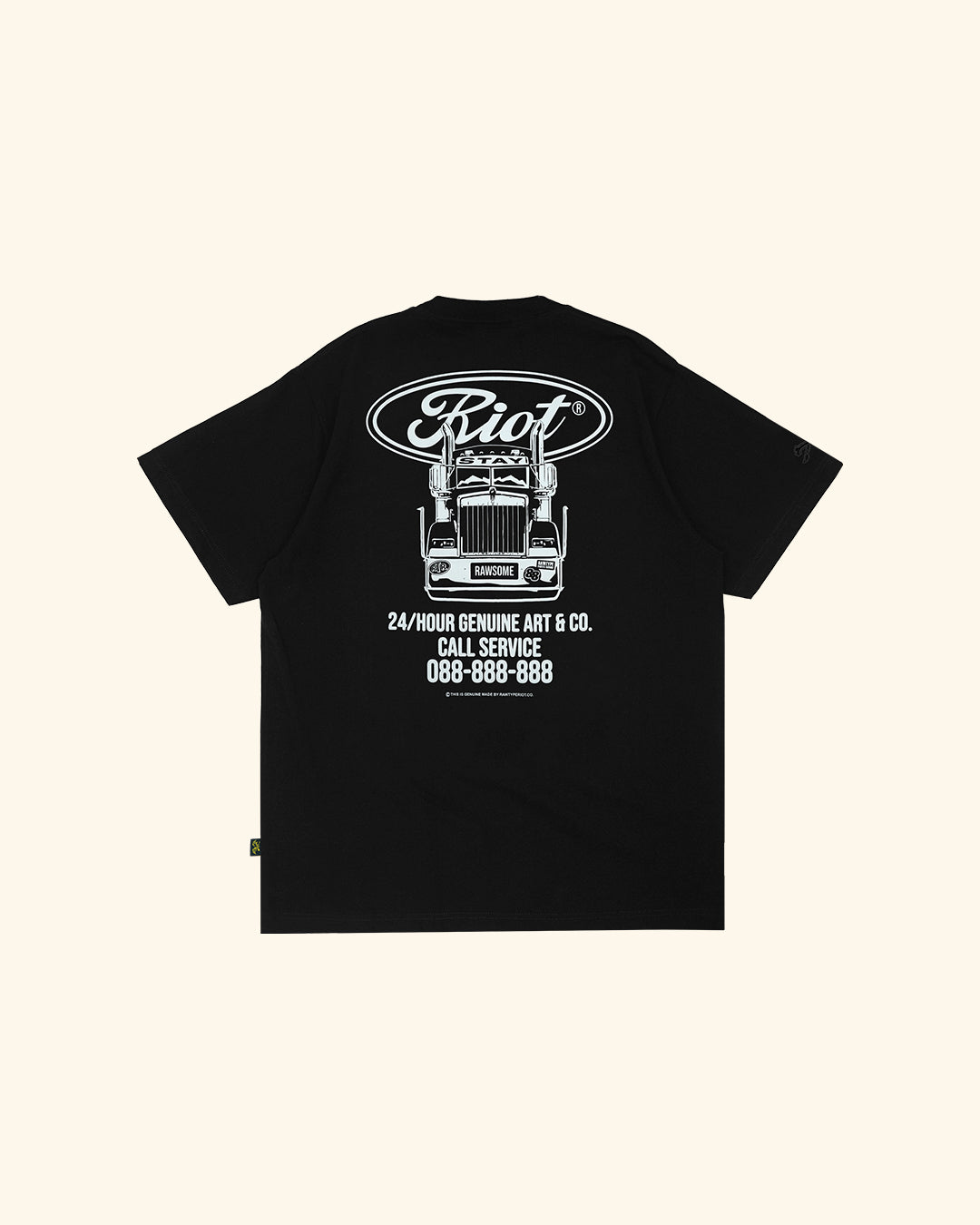 RAWTYPE RIOT Stay Riot Pocket - Black