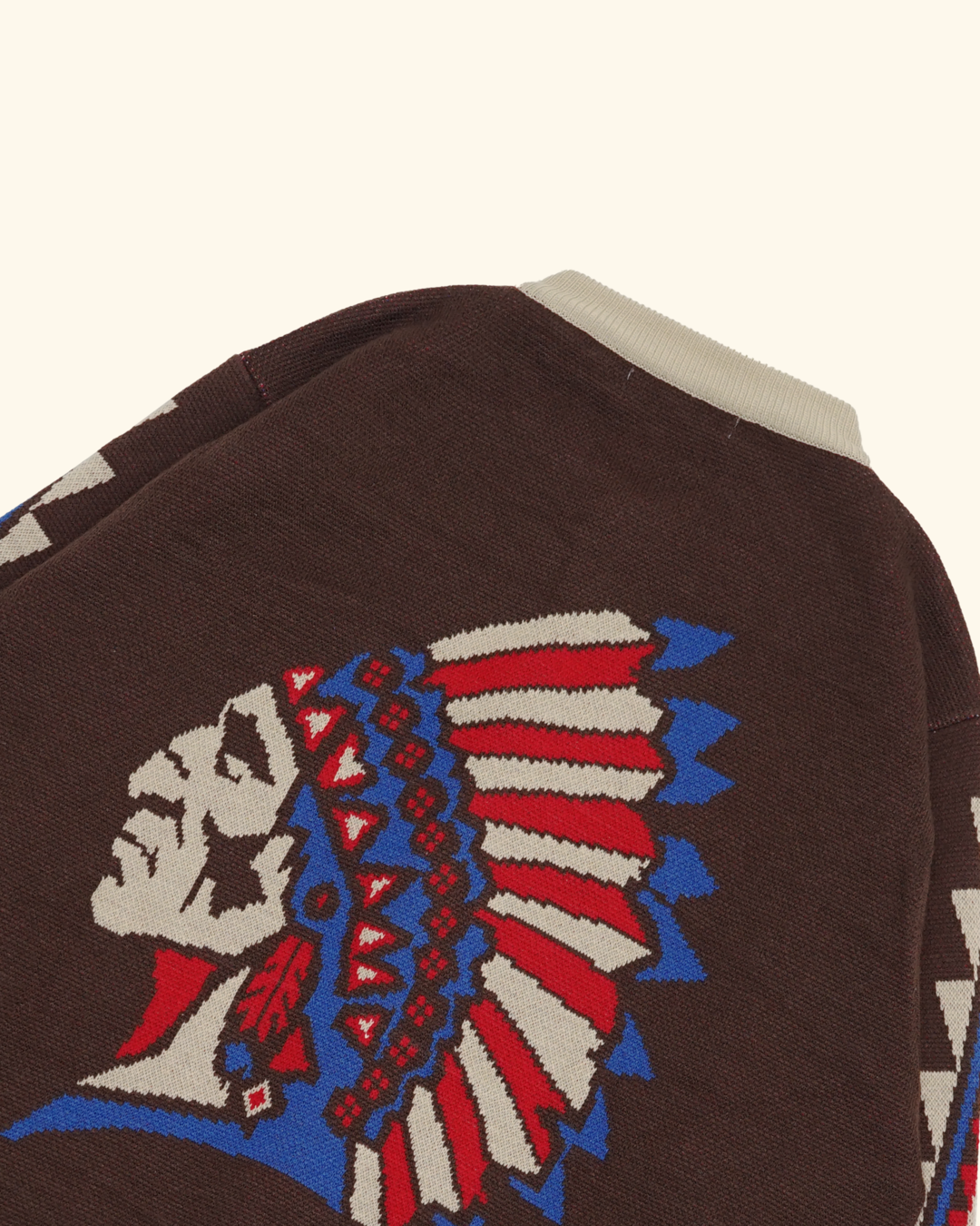 RAWTYPE RIOT Indian Navajo Knitwear - Brown