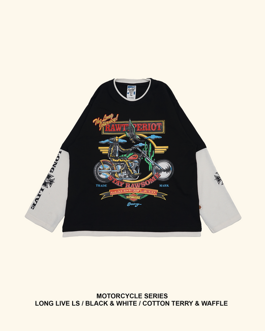 RAWTYPE Riot Long Live long sleeve - Black