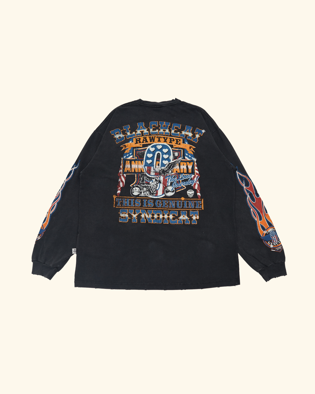 RAWTYPE RIOT RTR Anniv 9Th Long Sleeve - Black