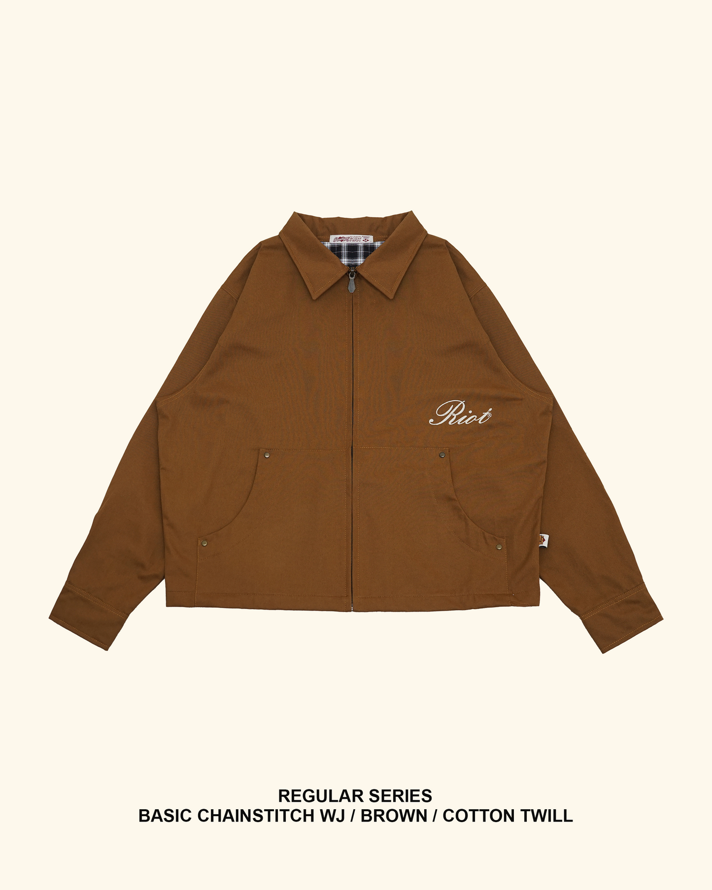 RAWTYPE RIOT Basic Chainstitch wj - Brown