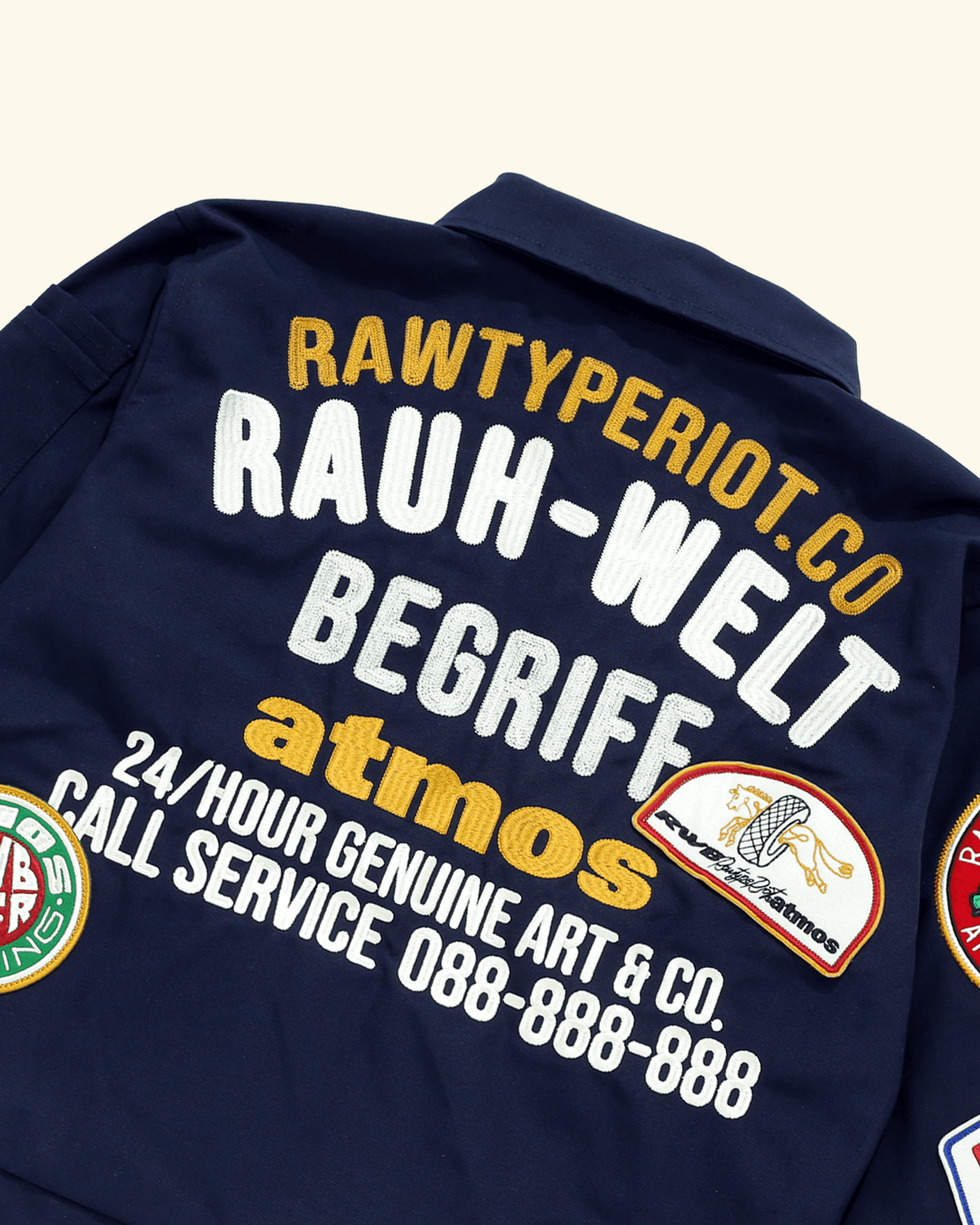 RAWTYPE RIOT Work Jacket  RWB X ATMOS X RTR - Navy