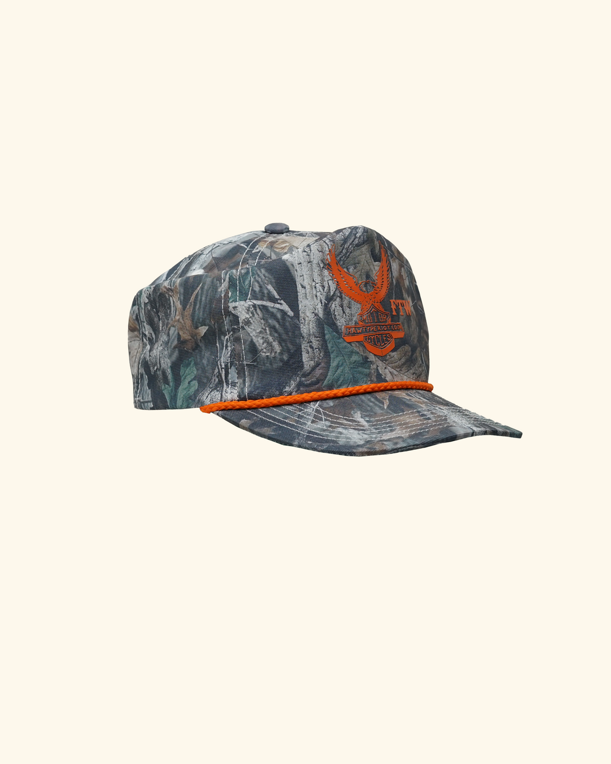 RAWTYPE RIOT Motorcycles Hunter Hat - Real Tree