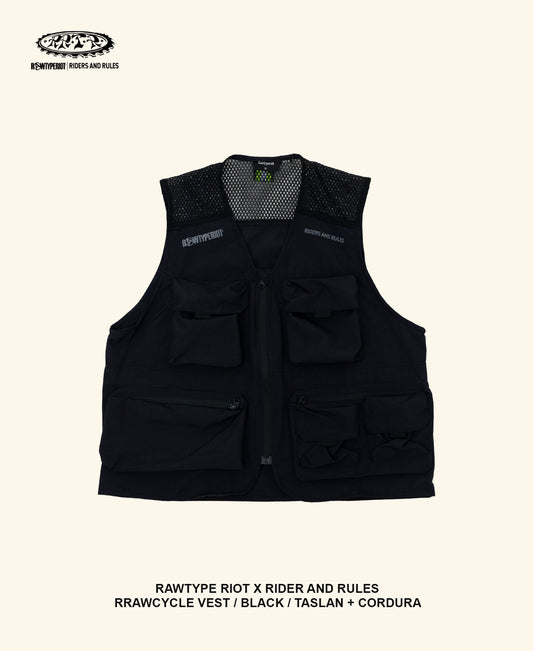 RRAWCYCLE VEST - BLACK