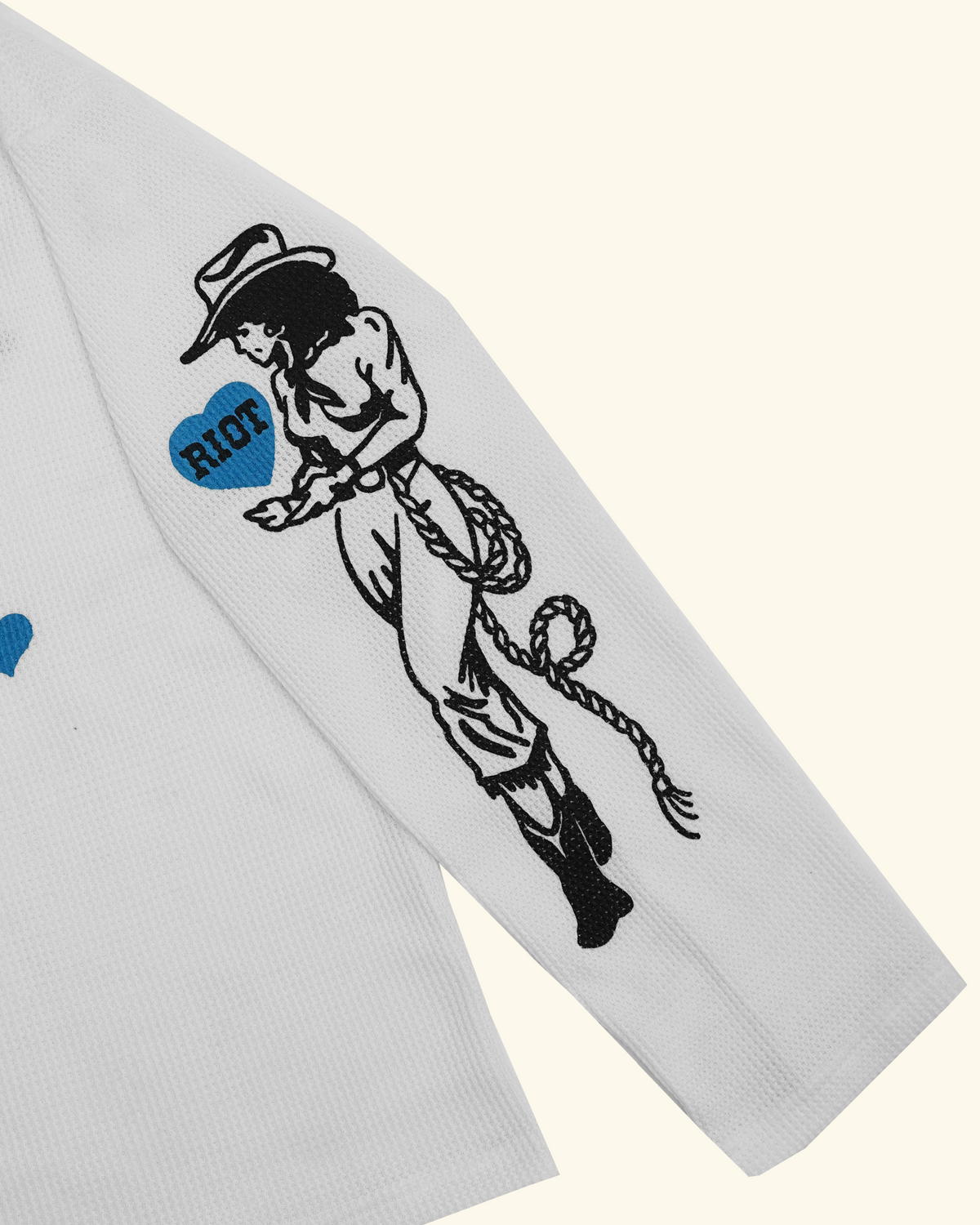 RAWTYPE RIOT Riot Ranchero Longslevee - White