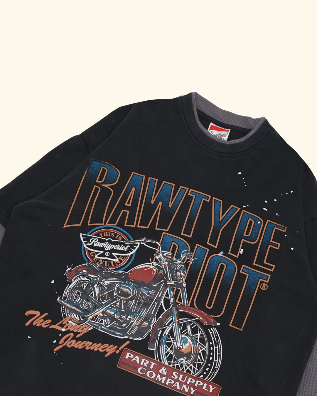 RAWTYPE RIOT Part & Supplay Long Sleeve - Black