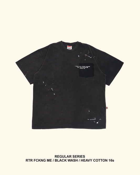 RAWTYPE RIOT Rtr Fckng Me Tees - Black