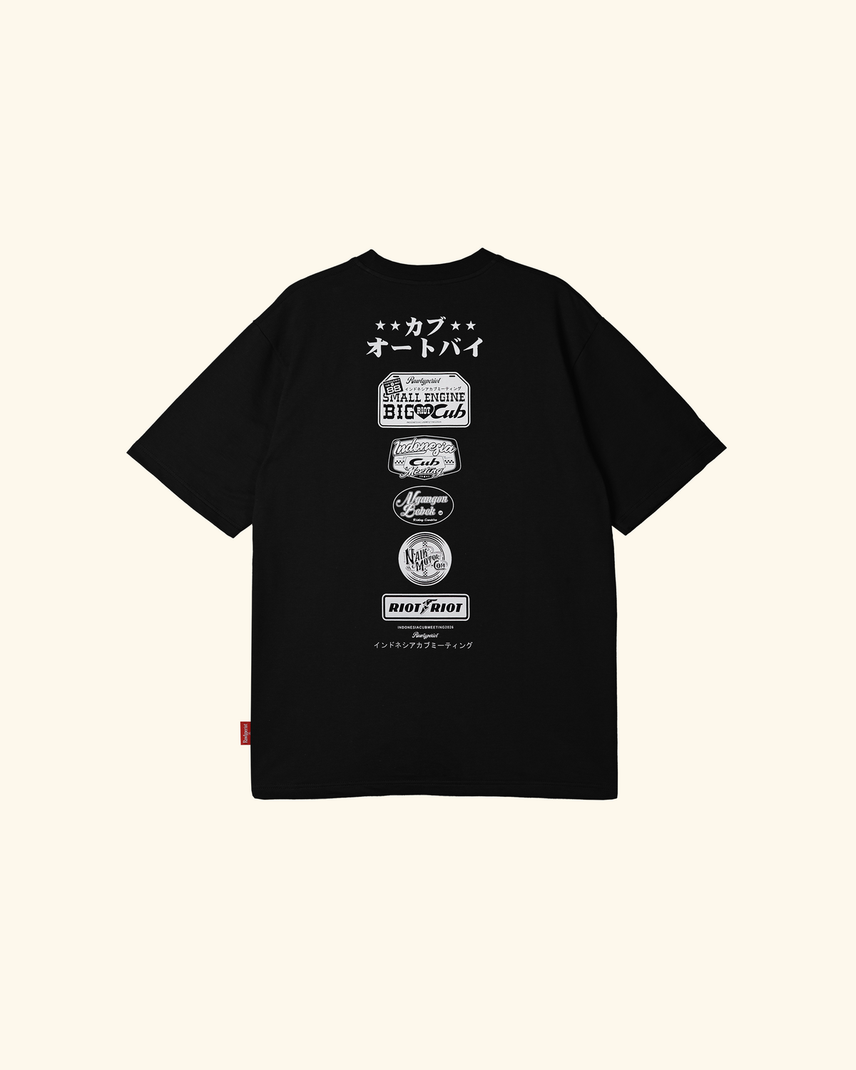 RAWTYPE RIOT Icm x Rtr Tees - Black