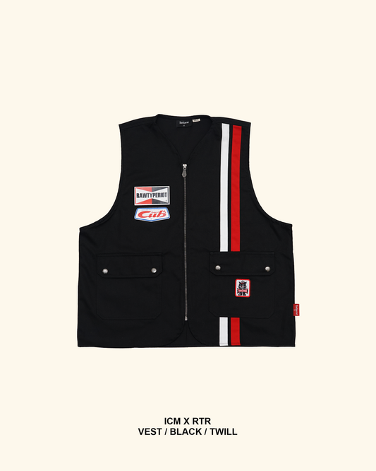 RAWTYPE RIOT Icm x Rtr Vest - Black