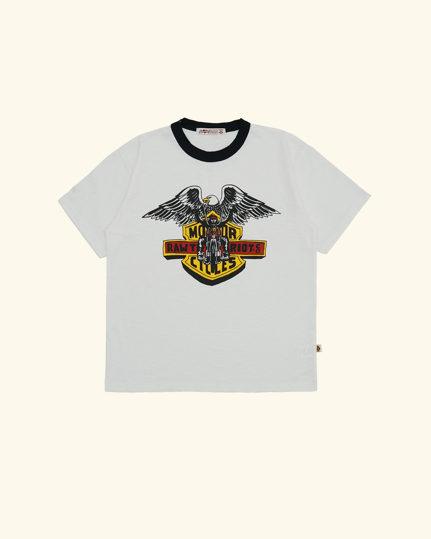 RAWTYPE RIOT Winged Eagle Tees - White