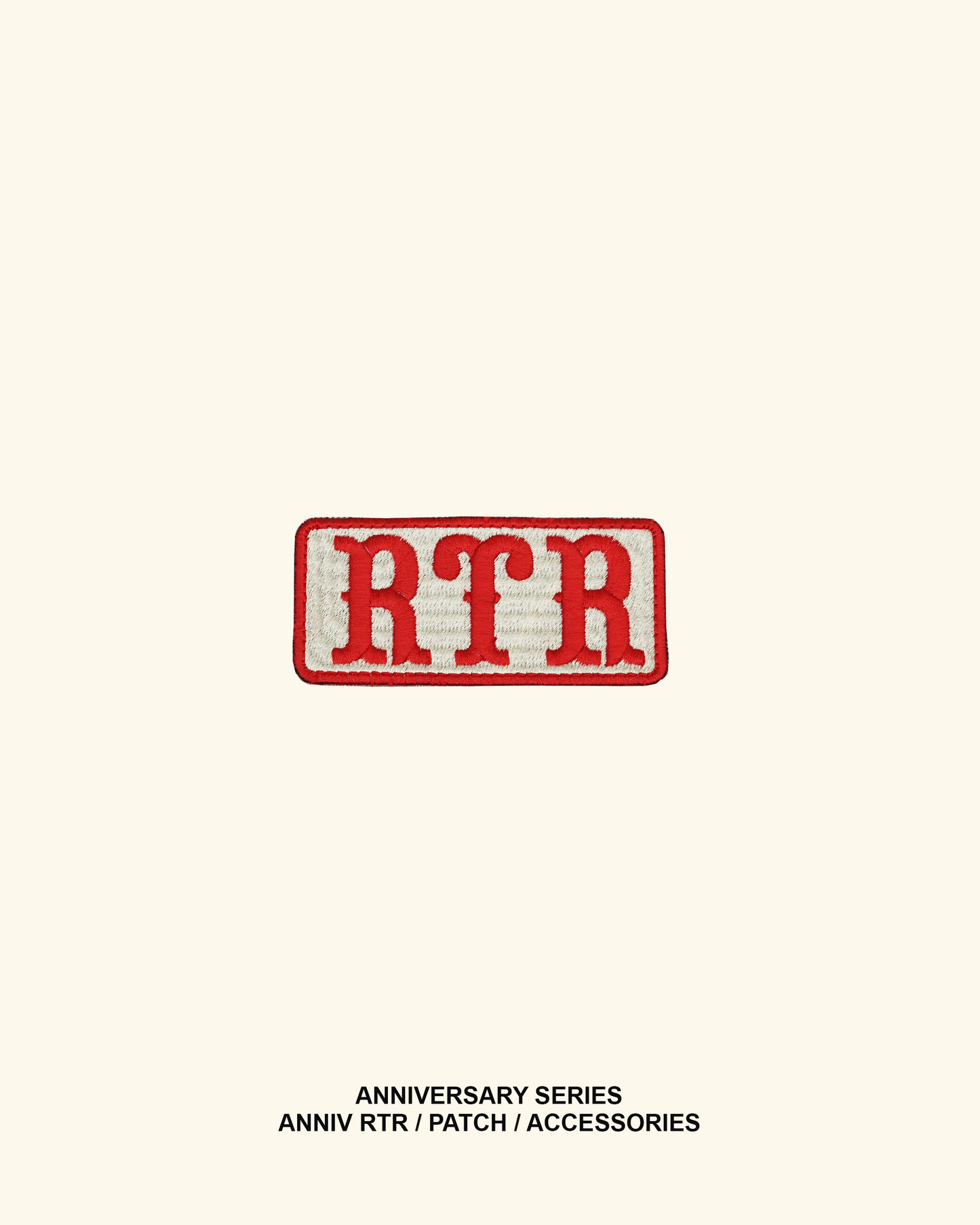 RAWTYPE RIOT Patch Anniversary