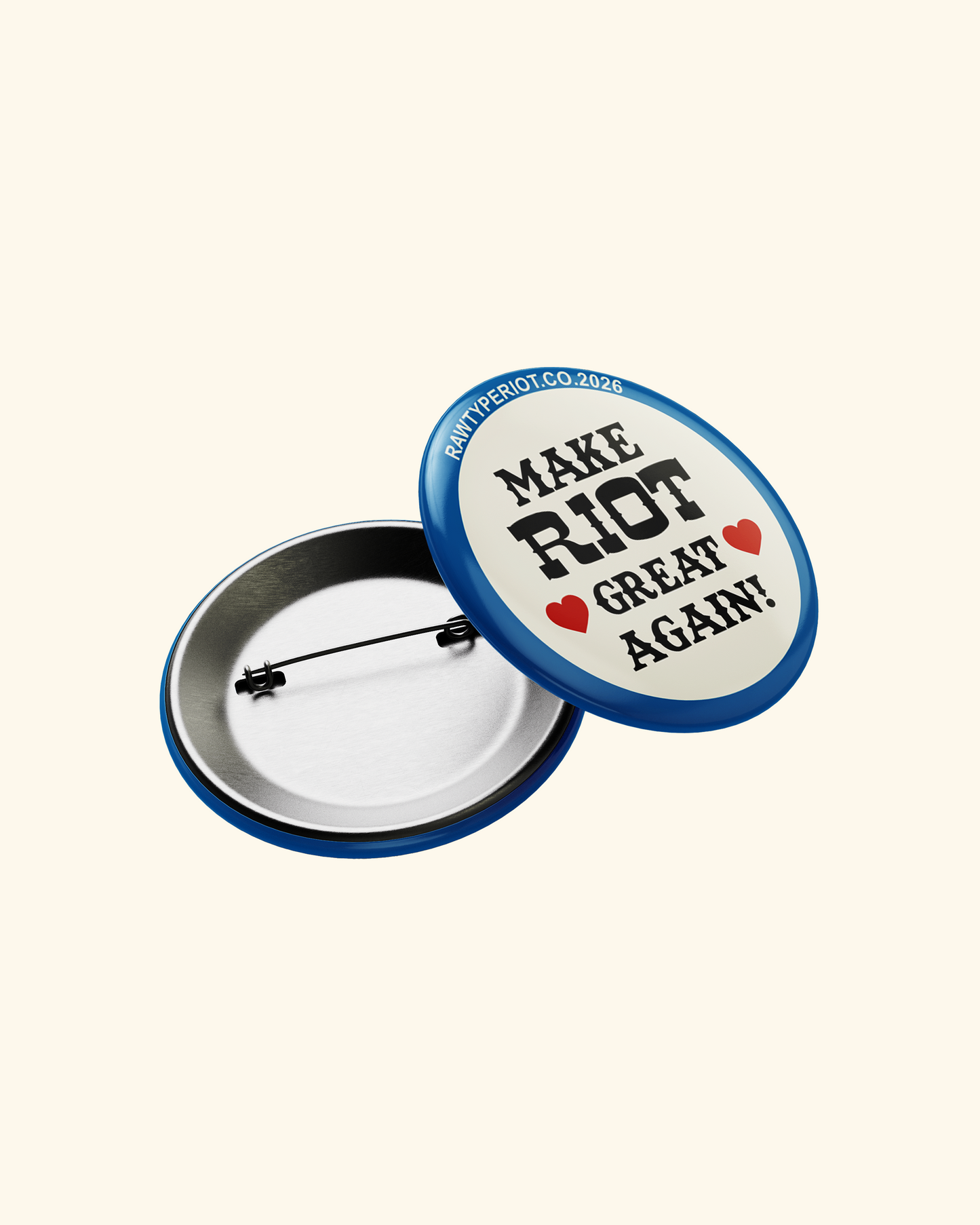 RAWTYPE RIOT Anniv Blackcat Package Pin