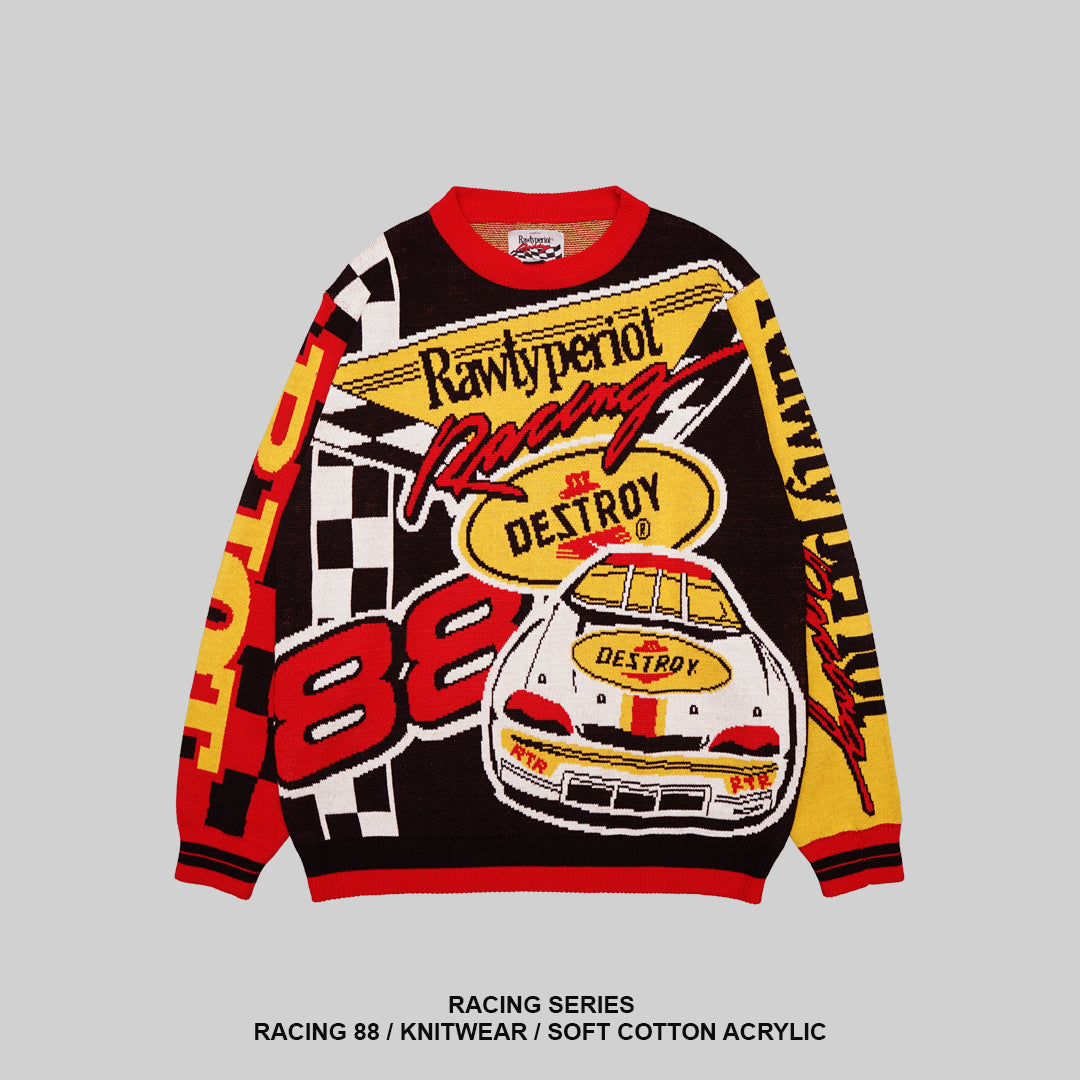 RACING 88 KNIT - BLACK