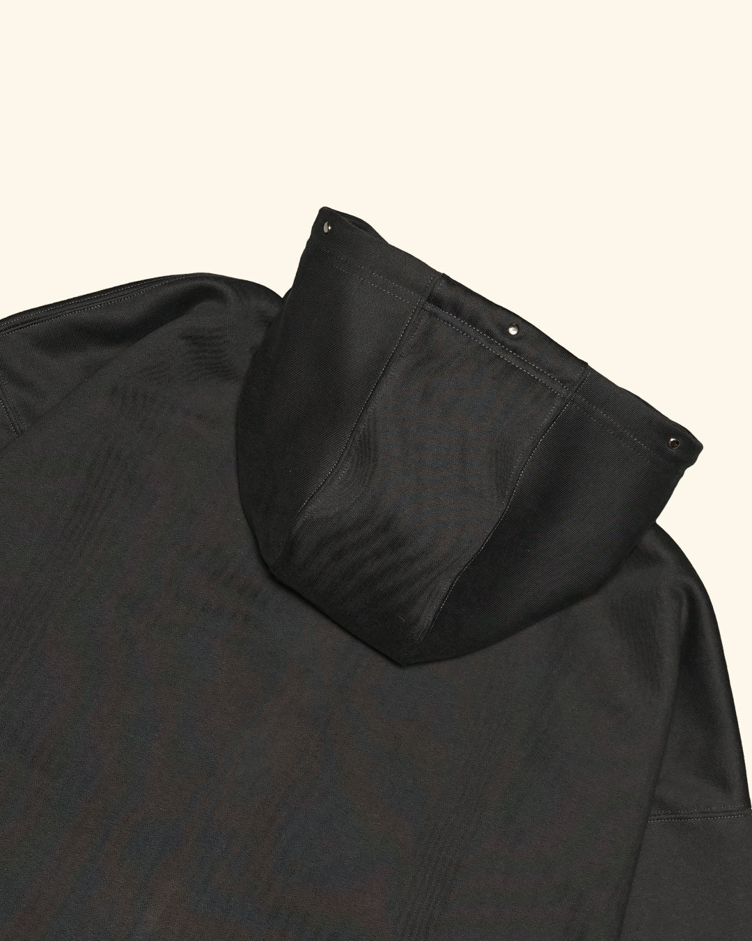 RAWTYPE RIOT Zipper Blank Hood - Dark Grey
