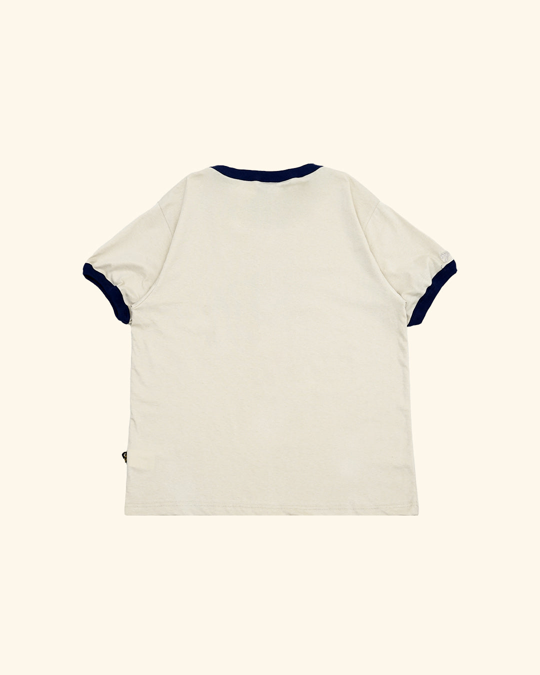 RAWTYPE RIOT Riot Journey Ringer Fitted Tee - Bwhite