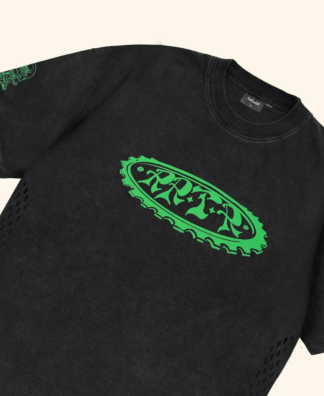 RRAWCYCLE TEE - BLACK WASH
