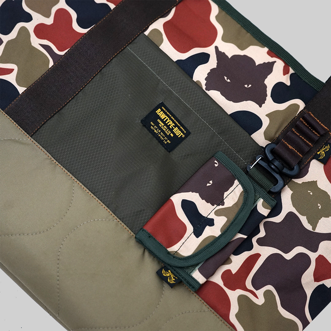 RAWTYPE RIOT Tom Camo Totebag - Olive
