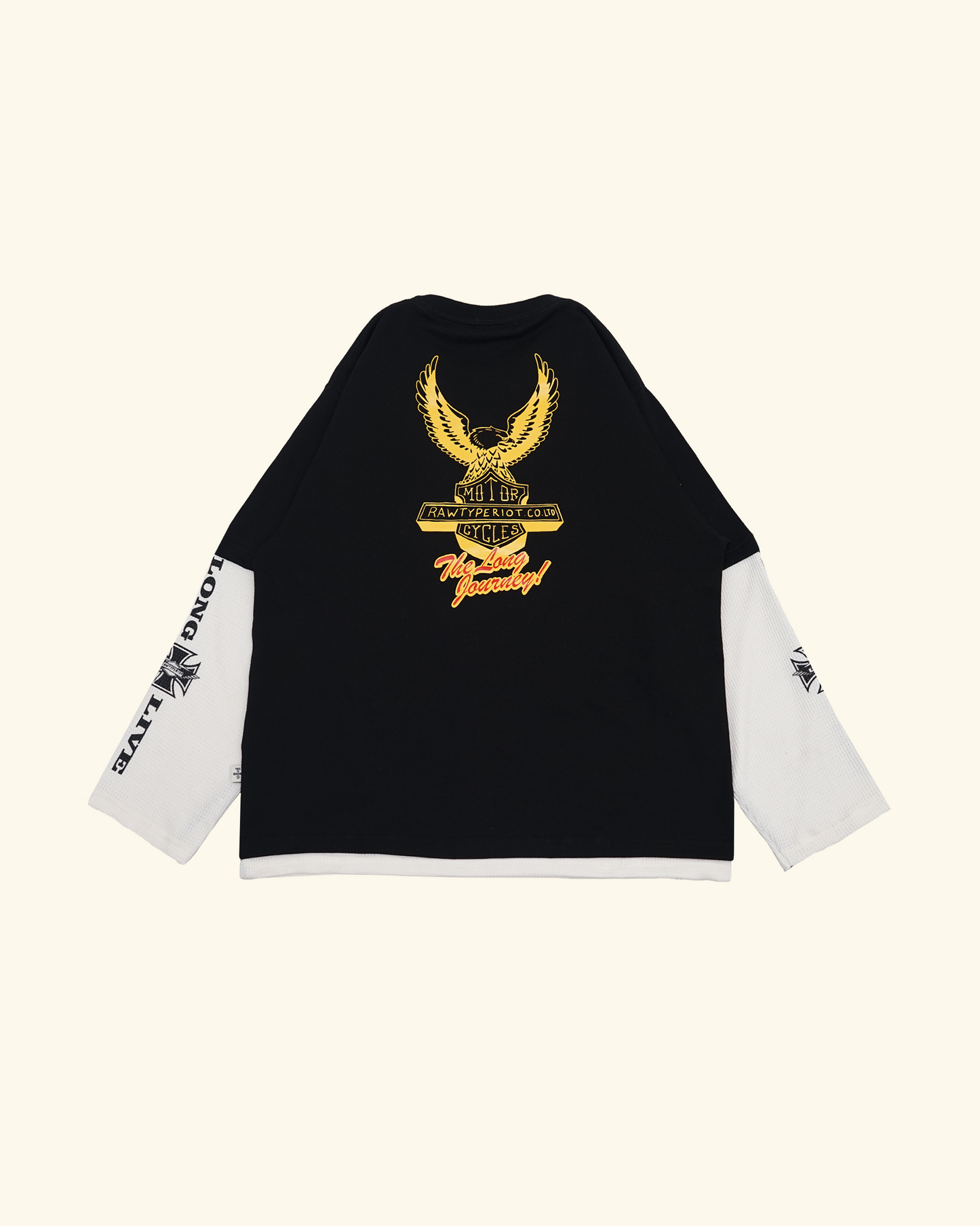 RAWTYPE Riot Long Live ls - Black
