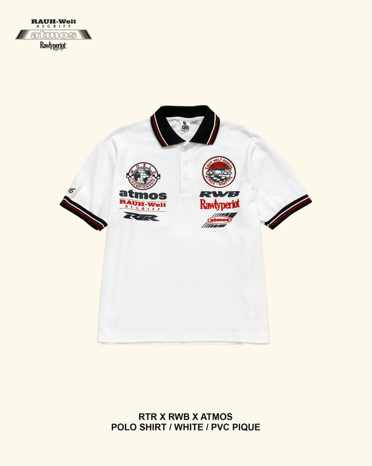 RAWTYPE RIOT POLO RWB X ATMOS X RTR - WHITE